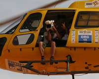 Helicopter cameraman